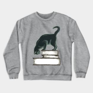 The Literary Cat Crewneck Sweatshirt